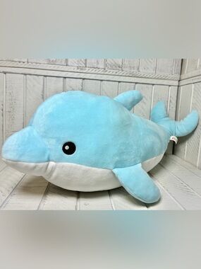 Snoozimals 20in Dolphin Plush Go! Toys Retail Group Soft Ocean Stuffed Animal
